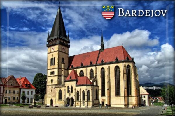 Živicová magnetka - Bardejov - Bazilika svätého Egídia