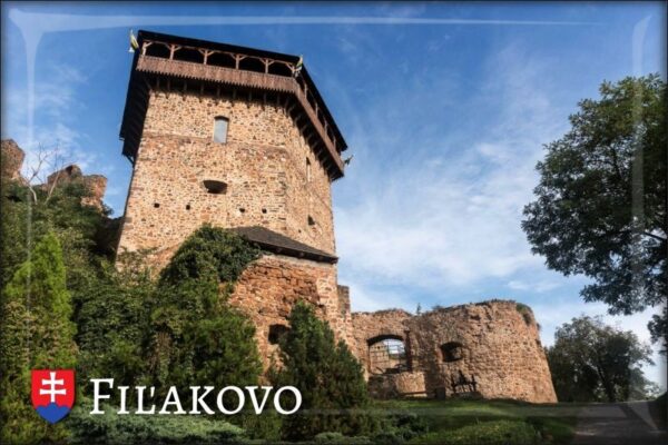 Živicová magnetka - Hrad Fiľakovo I.