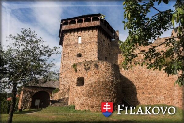 Živicová magnetka - Hrad Fiľakovo II.