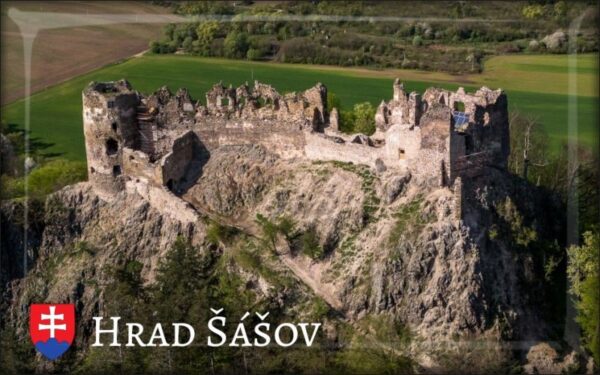 Živicová magnetka - Hrad Šášov II.