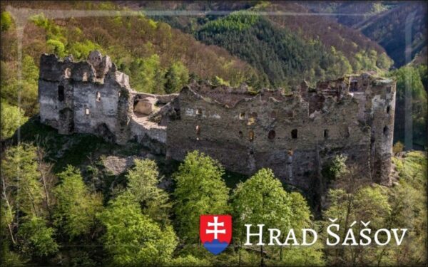 Živicová magnetka - Hrad Šášov III.