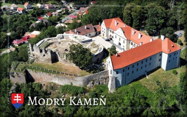 Živicová magnetka - Hrad Modrý Kameň I.