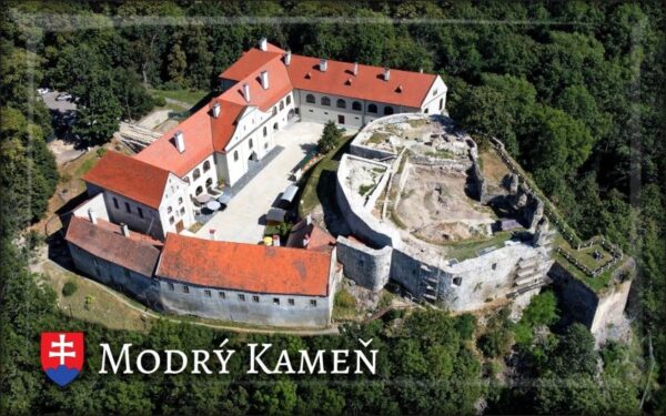 Živicová magnetka - Hrad Modrý Kameň IV.