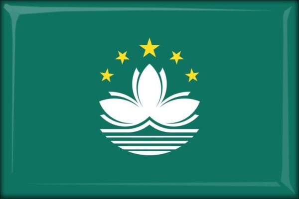 Živicová magnetka - vlajka Macao
