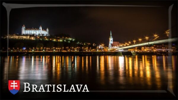 Živicová magnetka - Nočná Bratislava II.
