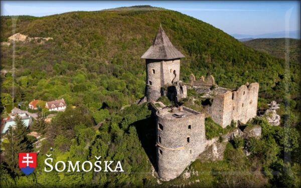 Živicová magnetka - Hrad Šomoška II.