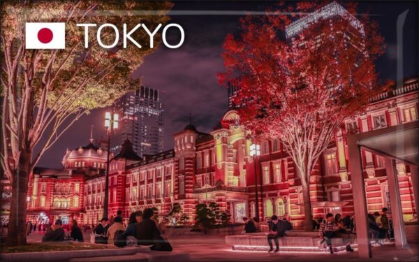 Živicová magnetka - Japonsko - Tokio stanica Marunouchi
