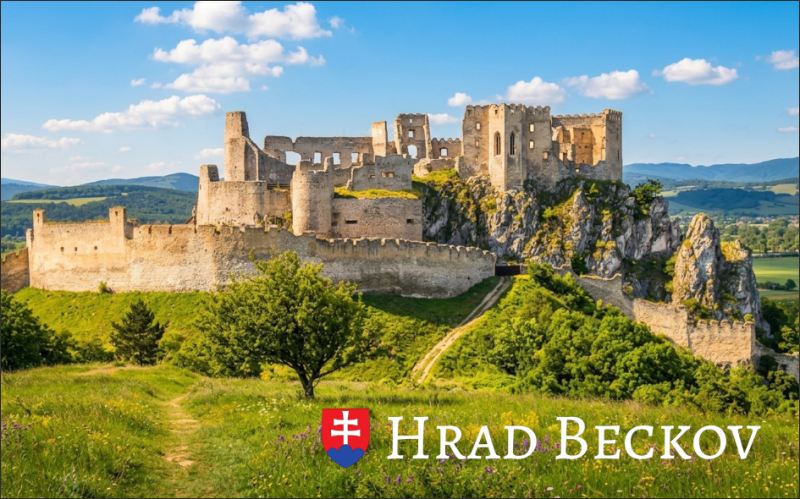 Živicová magnetka - Hrad Beckov – Obrázok 2