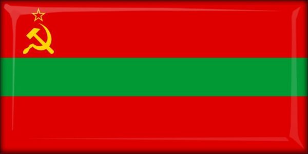 Živicová magnetka - vlajka Podnestersko