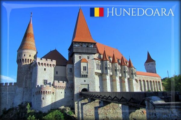 Živicová magnetka - Rumunsko - Huneodara - Korvínov hrad