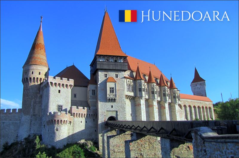 Živicová magnetka - Rumunsko - Huneodara - Korvínov hrad – Obrázok 2