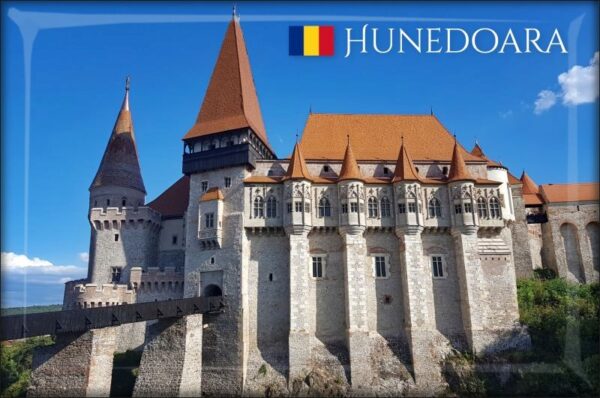 Živicová magnetka - Rumunsko - Huneodara - Korvínov hrad - 2