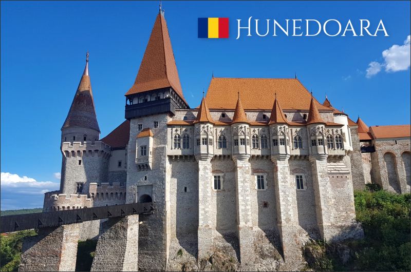 Živicová magnetka - Rumunsko - Huneodara - Korvínov hrad - 2 – Obrázok 2