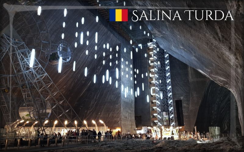 Živicová magnetka - Rumunsko - Salina Turda - 2