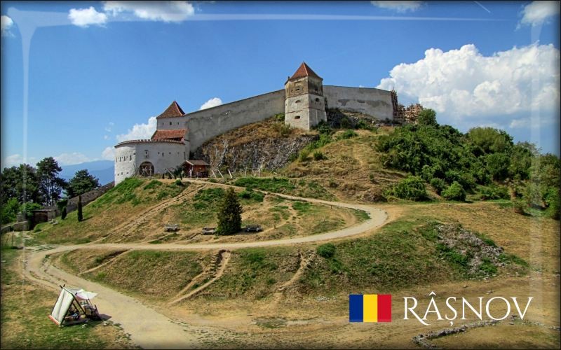 Živicová magnetka - Rumunsko - pevnosť Rasnov - 2