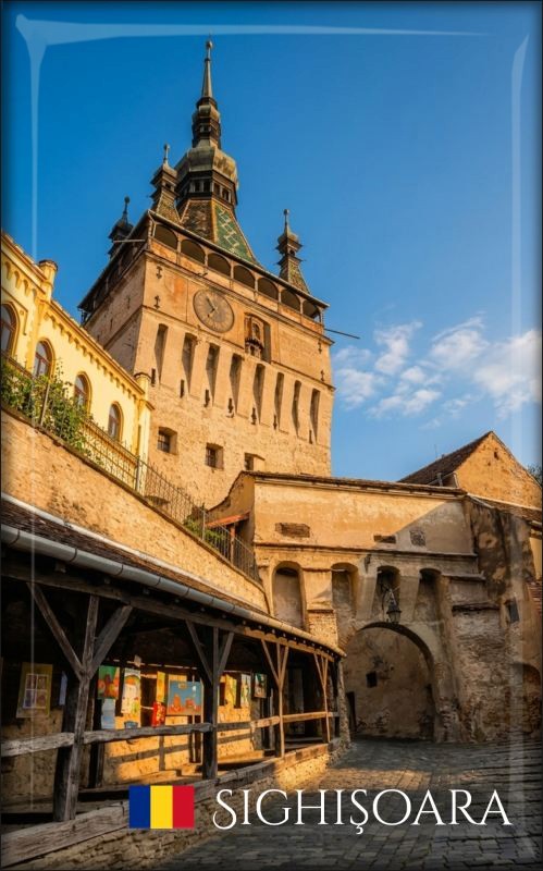 Živicová magnetka - Rumunsko - Sighisoara
